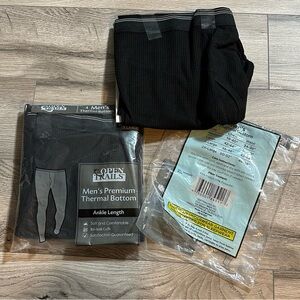2-Open Trails-Men’s Premium Thermal Bottoms-Size XL